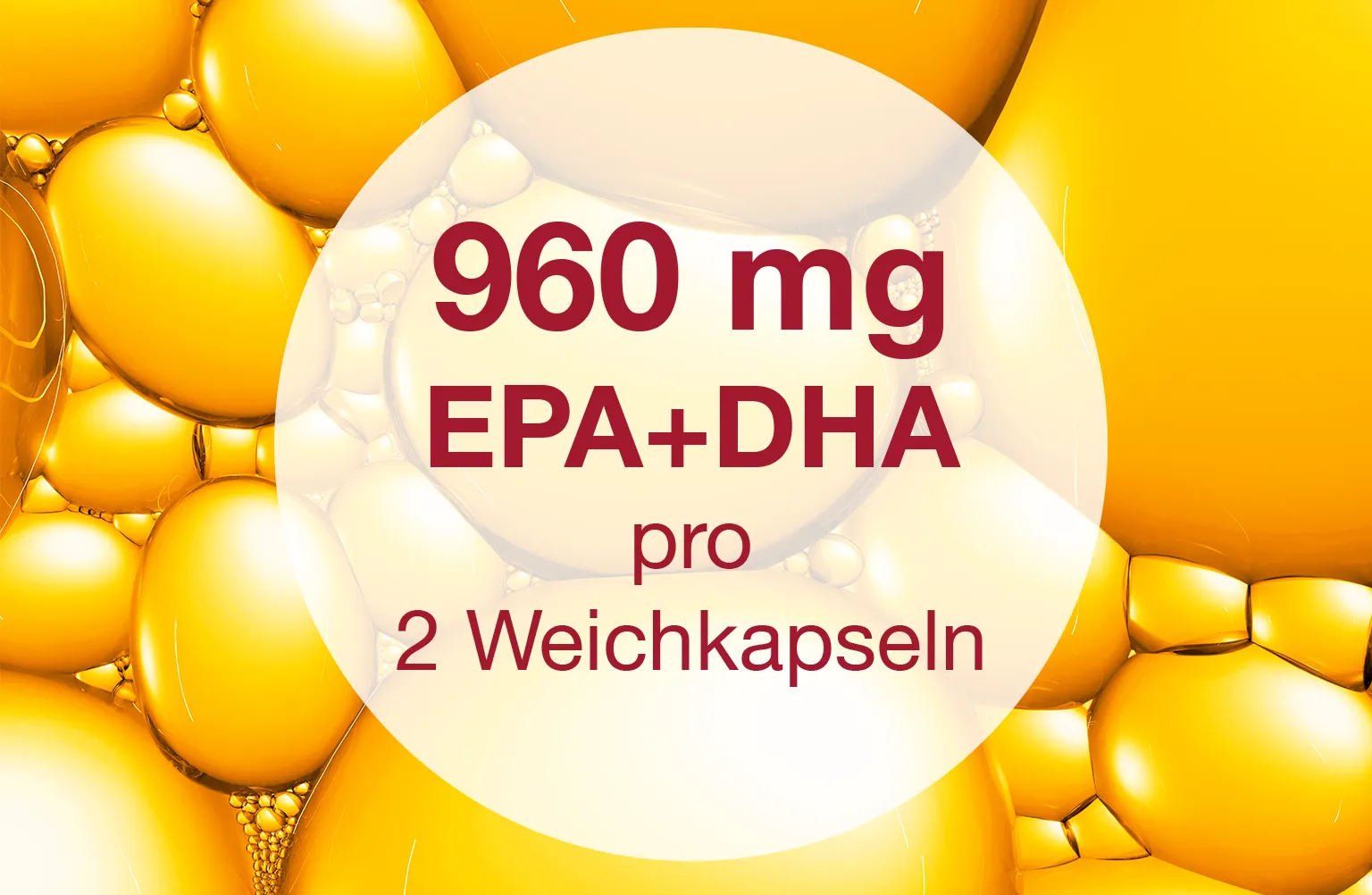 960 mg EPA + DHA pro 2 Weichkapseln